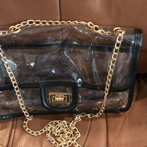 💃CLOSET CLEAR-OUT💃 Transparent Crossbody Bag w/Additional Interior Storage Bag